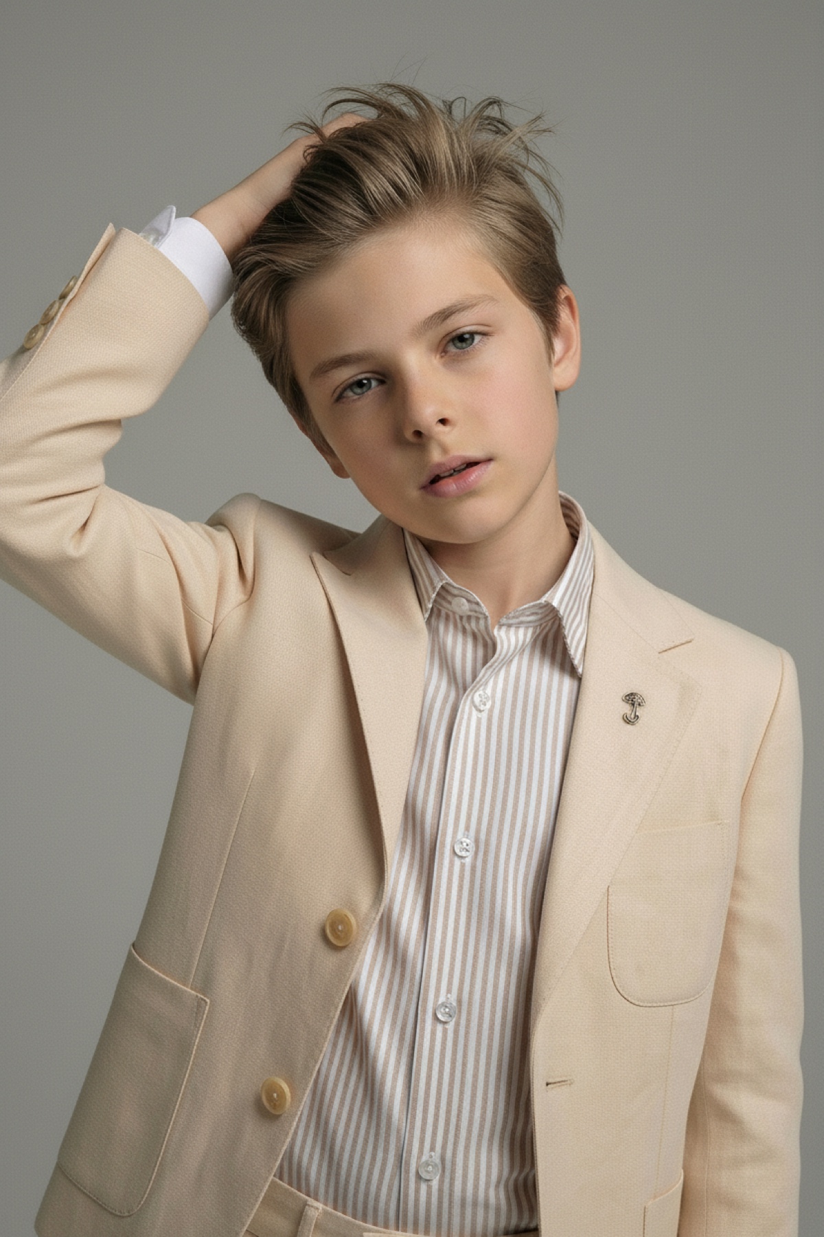 Editorial kids formalwear